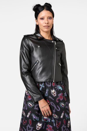 Dangerfield - Nail In The Coffin Bike Jacket - black