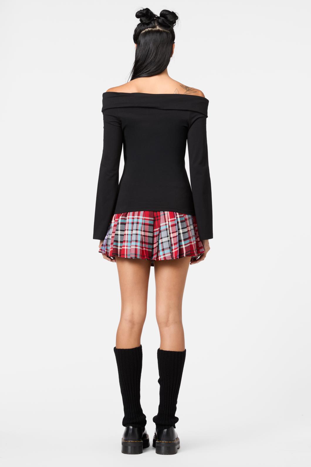 Dangerfield - Nail In The Coffin Fold Over Top - black