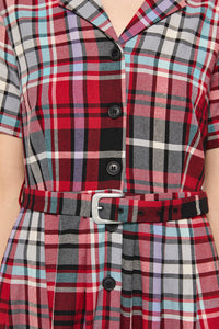 Dangerfield - Scorpion Tartan Dress - multi