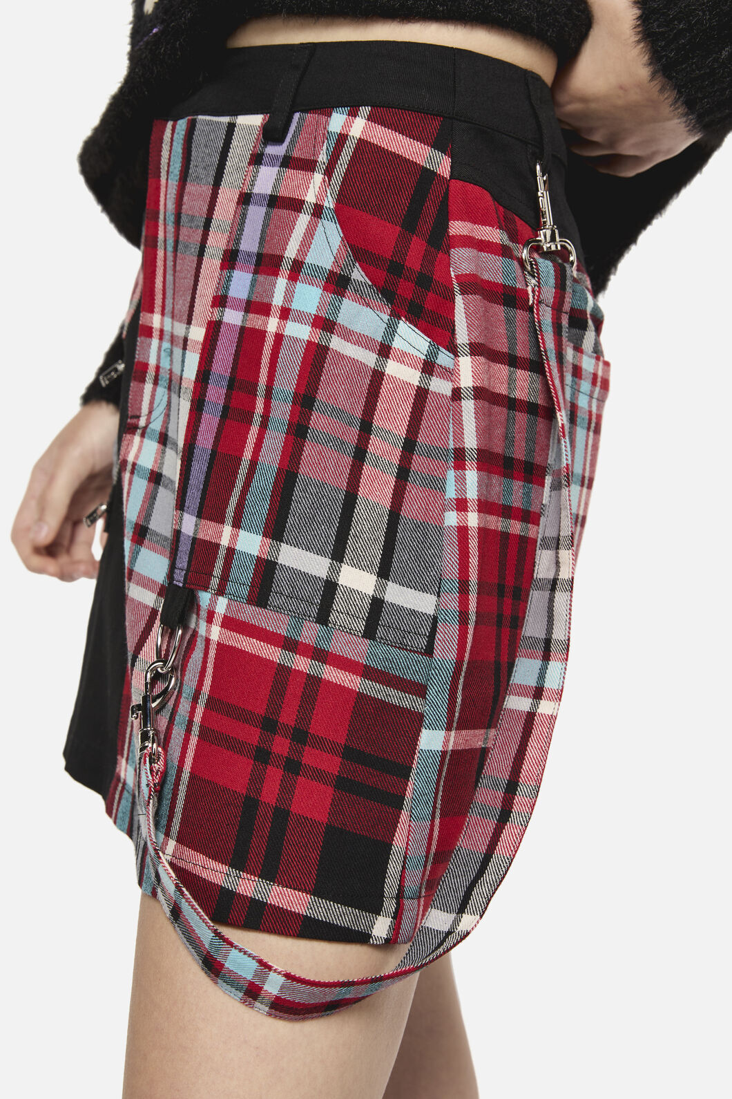 Dangerfield - Scorpion Tartan Skirt - multi
