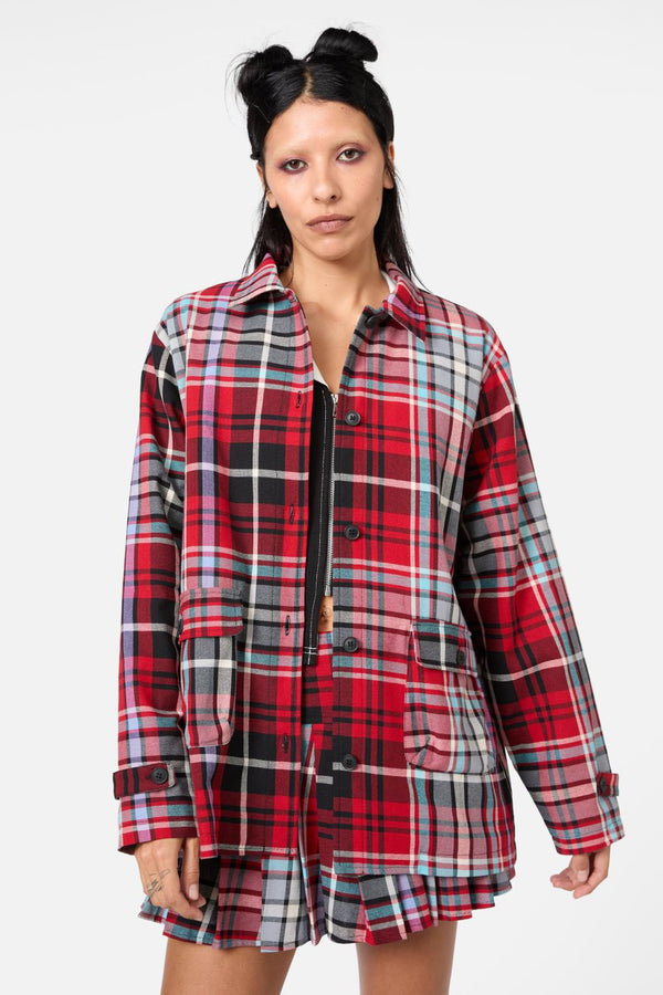 Dangerfield - Scorpion Tartan Jacket - multi