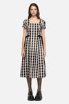 Dangerfield - Sweet Home Gingham Dress - black-white