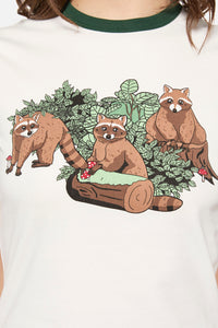 Dangerfield - Haus Of Raccoon Tee - cream