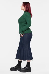Dangerfield - Cub Huddle Knit Top - green