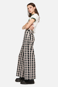 Dangerfield - Sweet Home Gingham Pant - black-white