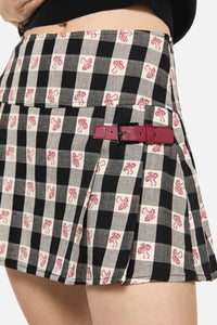 Dangerfield - Sweet Home Gingham Skort - black-white