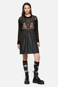 Dangerfield - Haus Of Raccoon Pinny - black