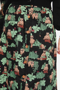 Dangerfield - Haus Of Raccon Print Skirt - multi