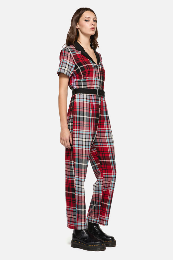 Dangerfield - Scorpion Tartan Jumpsuit - multi