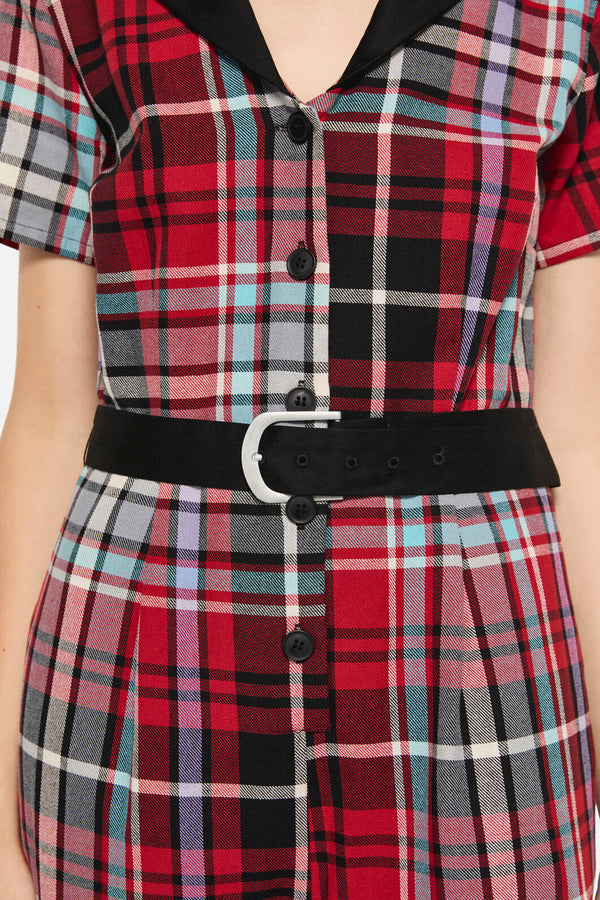 Dangerfield - Scorpion Tartan Jumpsuit - multi