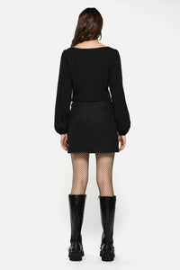 Dangerfield - Little Bitter Buckle Strap Blouse - black