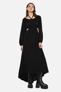 Dangerfield - Little Bitter Backless Formal Dress - black