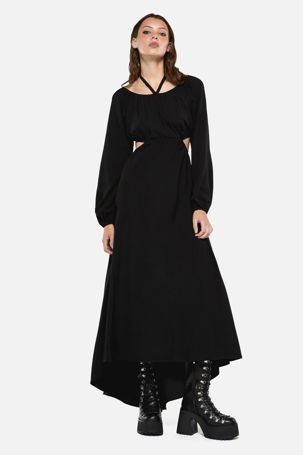 Dangerfield - Little Bitter Backless Formal Dress - black