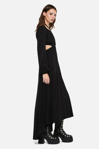 Dangerfield - Little Bitter Backless Formal Dress - black