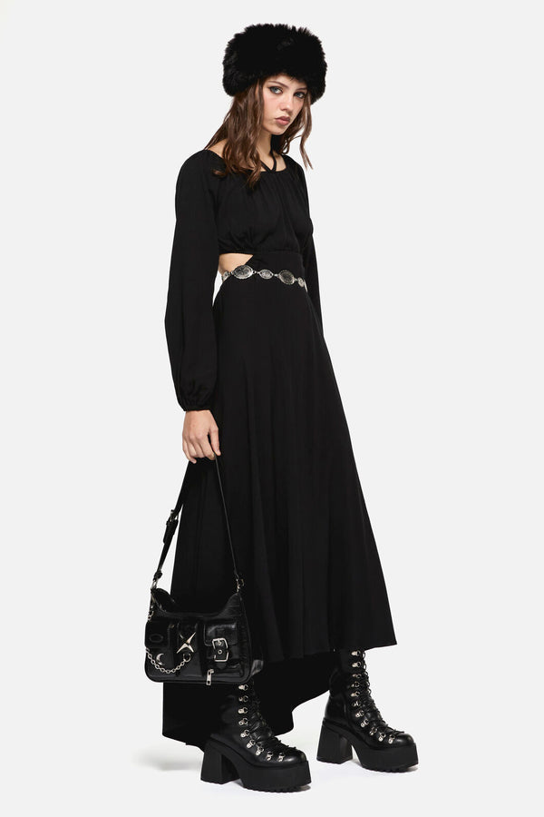 Dangerfield - Little Bitter Backless Formal Dress - black