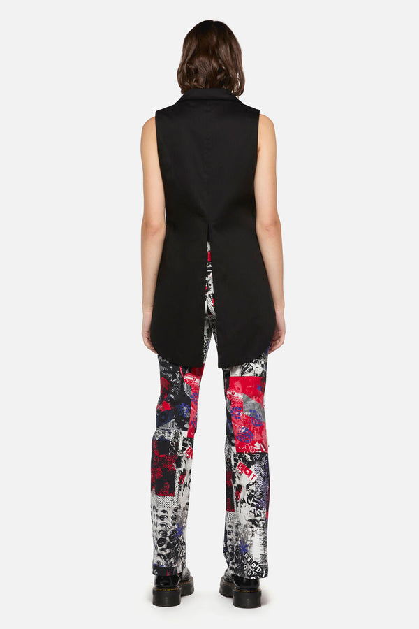 Dangerfield - Little Bitter Tuxedo Vest - black