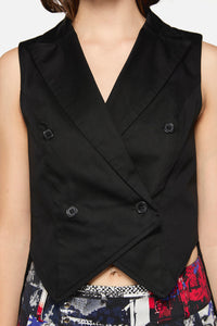 Dangerfield - Little Bitter Tuxedo Vest - black