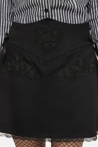 Dangerfield - Little Bitter Lacey Mini Skirt - black