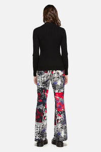Dangerfield - Little Bitter Ribbed Skivvy - black