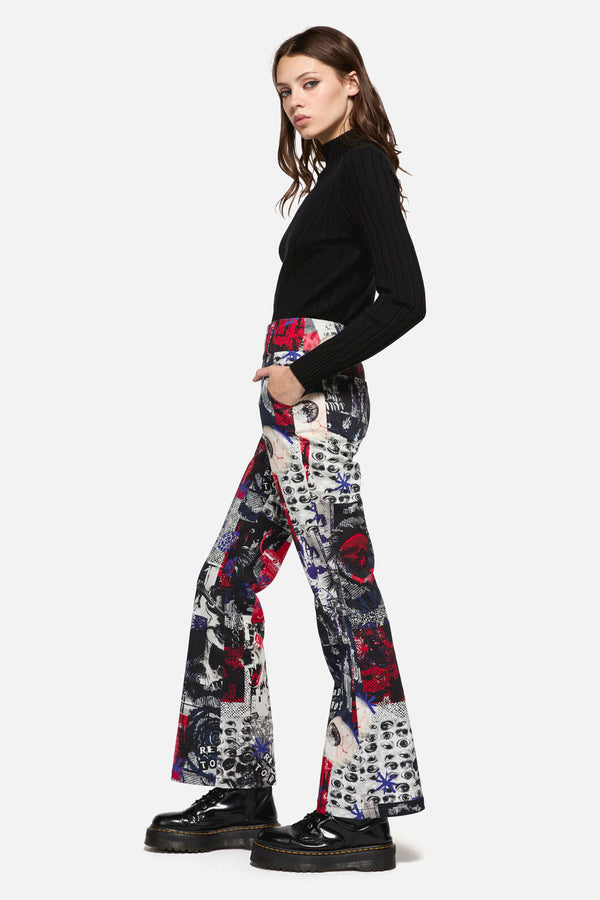 Dangerfield - Rotten Print Pant - multi