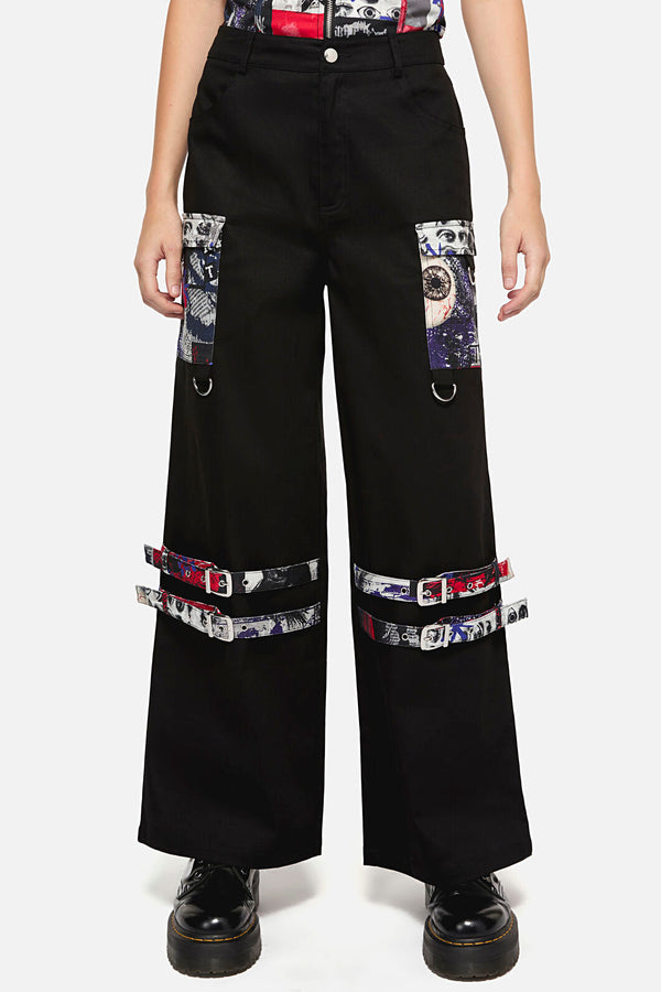 Dangerfield - Rotten Strap Pant - black
