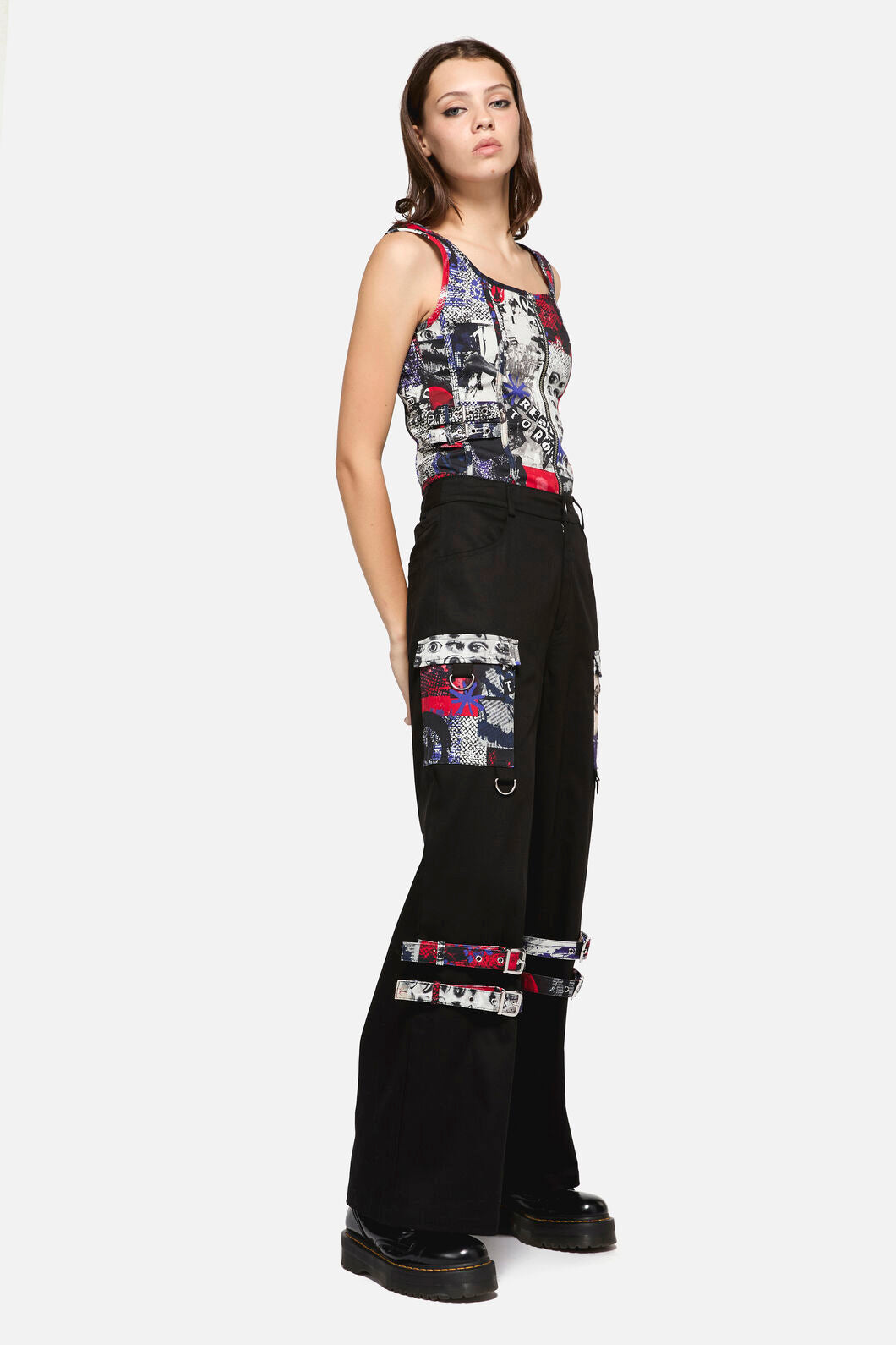 Dangerfield - Rotten Strap Pant - black