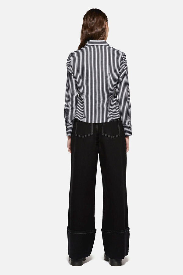 Dangerfield - Eye On You Blouse - black-white