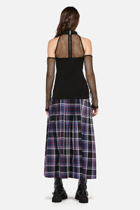 Dangerfield - Scribbles Mesh Top - black