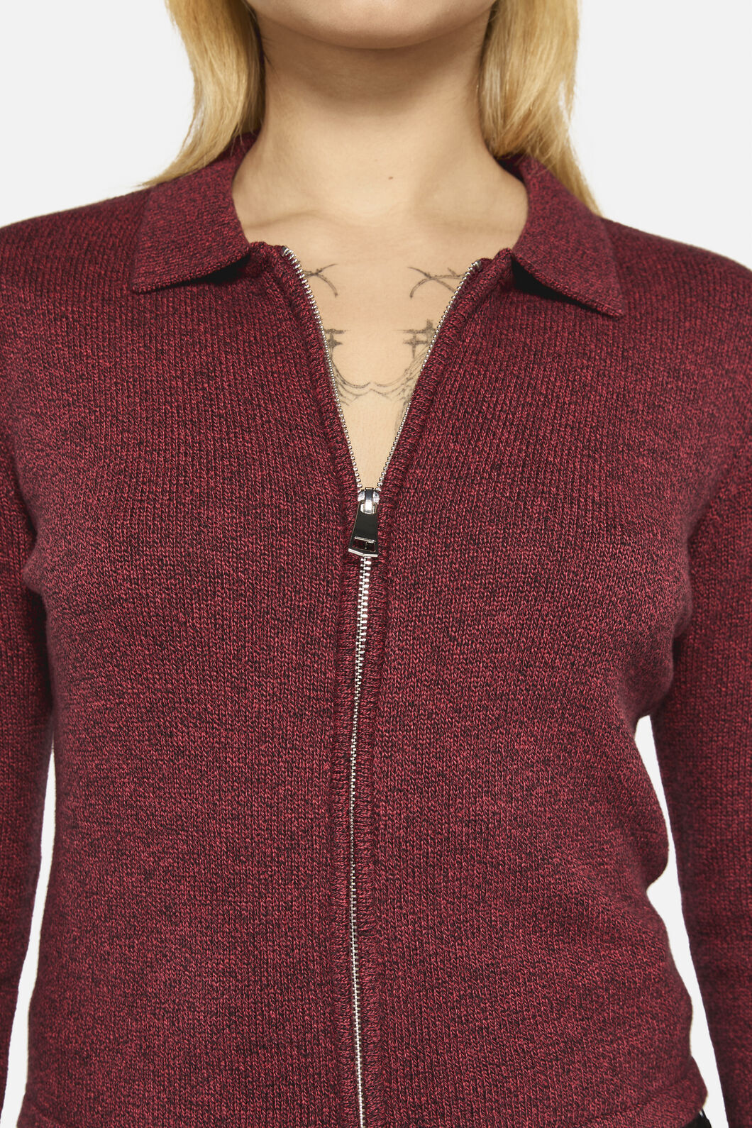 Dangerfield - Scribbles Grunge Cardigan - red