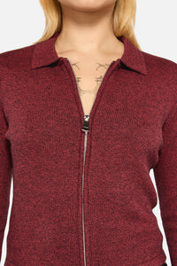 Dangerfield - Scribbles Grunge Cardigan - red