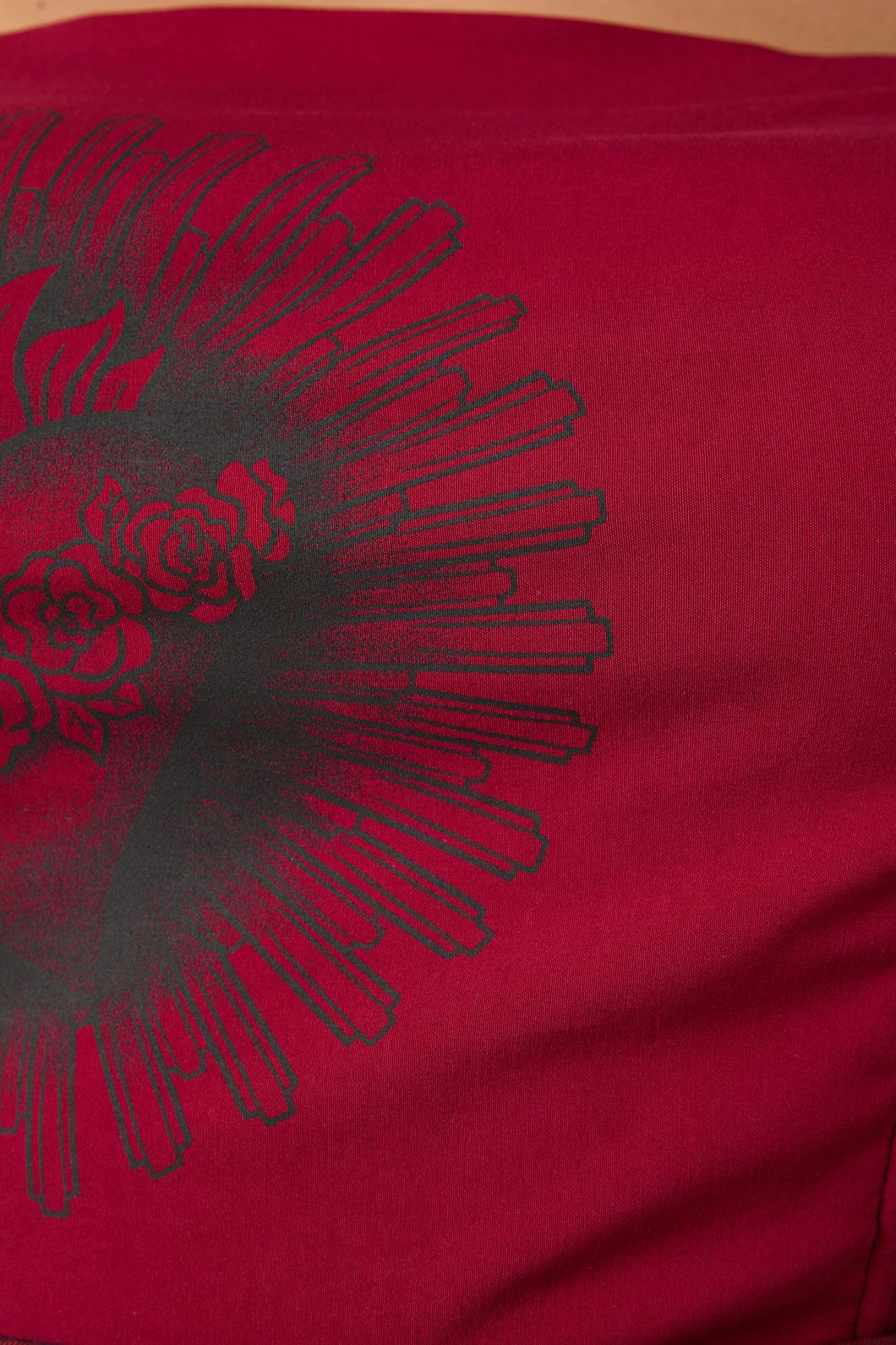 Dangerfield - Curve Mercy Corset Top - raspberry