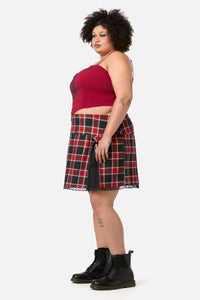 Dangerfield - Curve Mercy Corset Top - raspberry