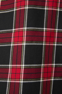 Dangerfield - Curve Boundless Tartan Skirt - red