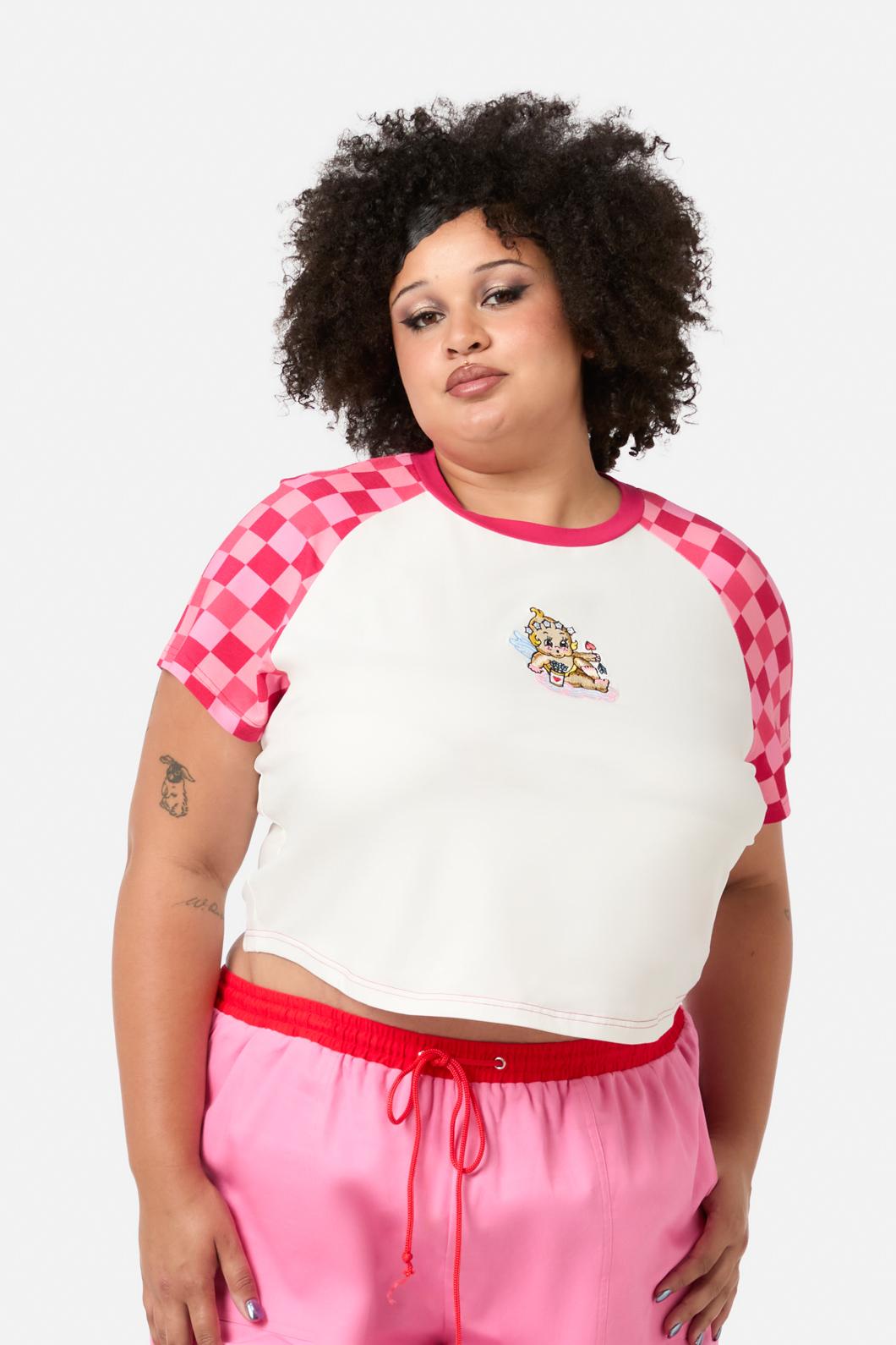 Dangerfield - Curve Valentynes Baby Tee - white