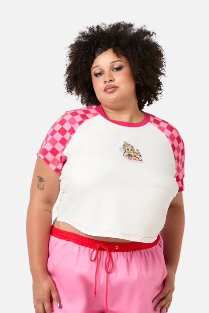 Dangerfield - Curve Valentynes Baby Tee - white