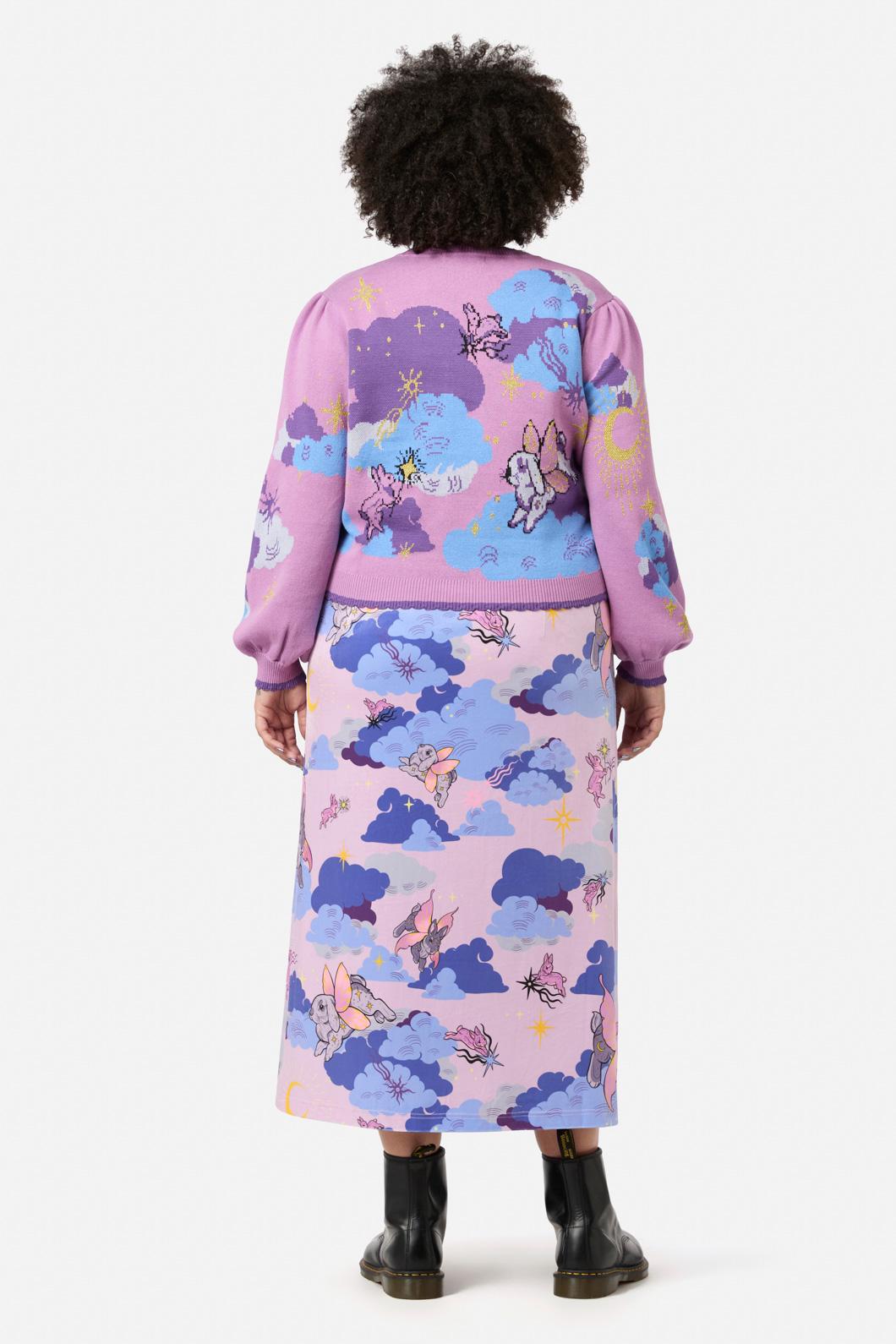 Dangerfield - Curve Goodnight Bunny Knit - lavender