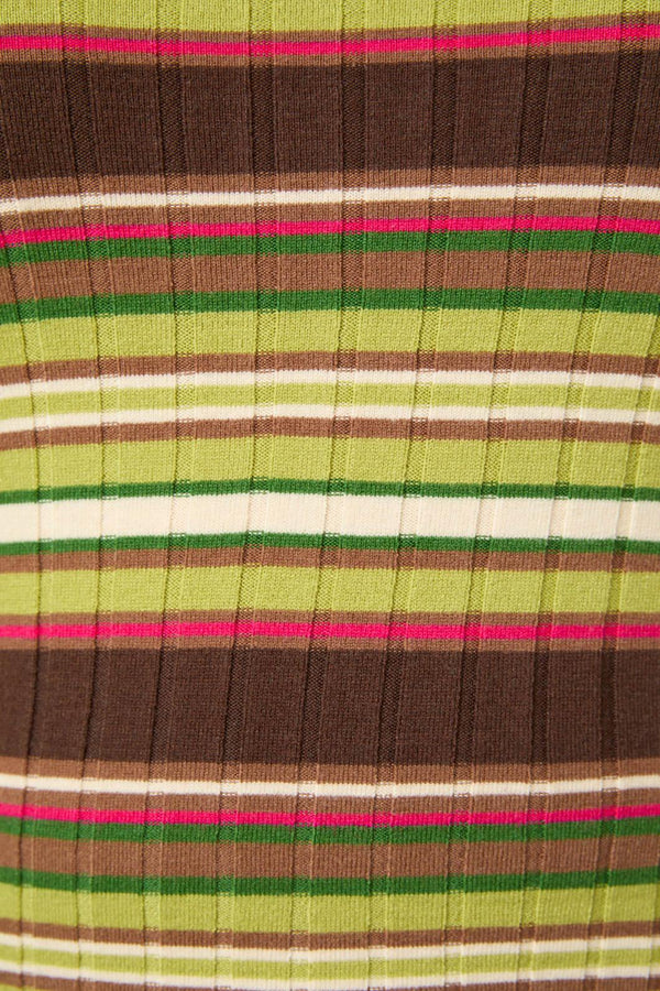 Dangerfield - Curve Homily Stripe Knit Top - multi