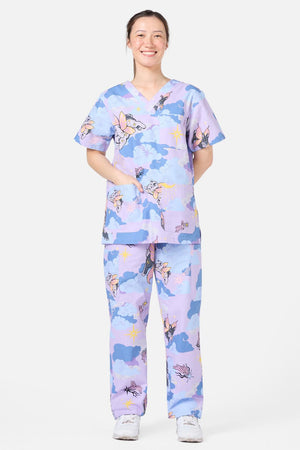 Dangerfield - Goodnight Bunny Scrub Set - blue