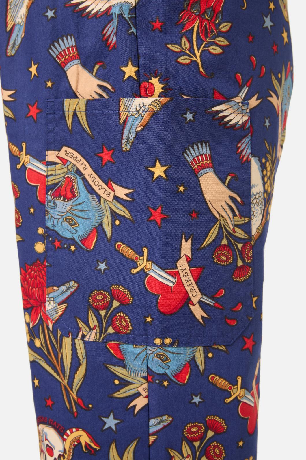 Love Scrubs - Land Down Under Scrub Set - navy