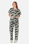 Scrubs With Love - Pandamonium Scrub Set - black