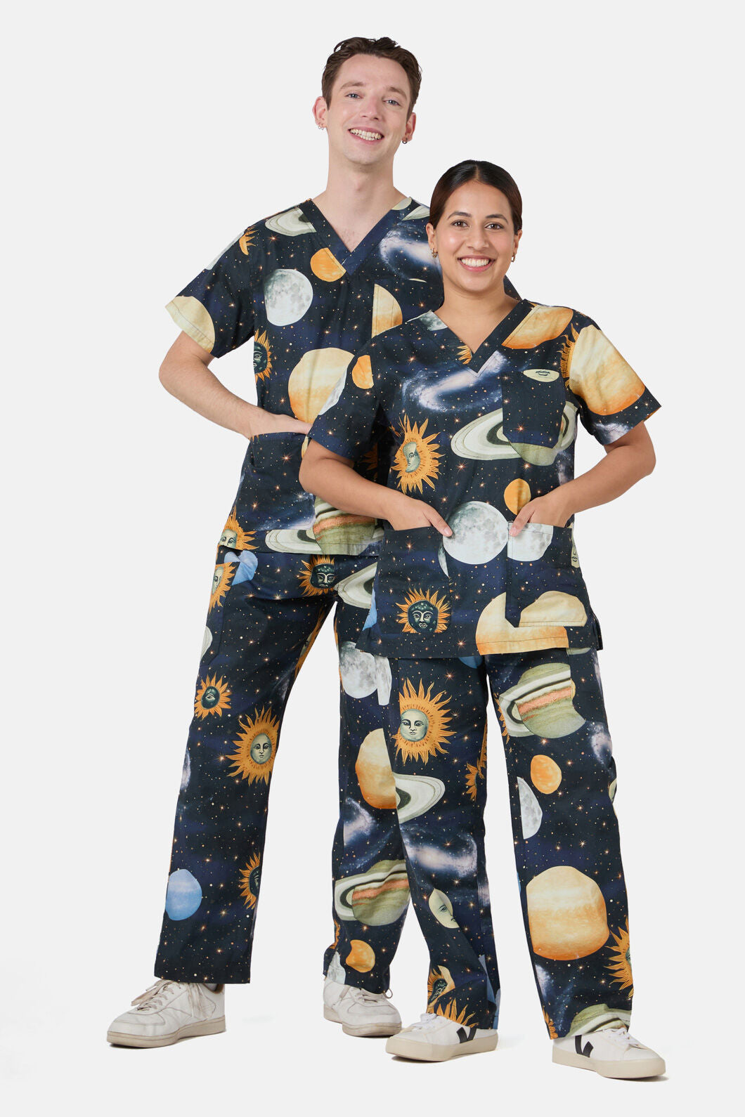 Dangerfield - Celestial Scrub Set - navy