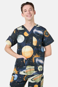 Dangerfield - Celestial Scrub Set - navy