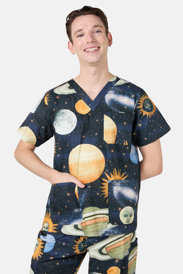 Dangerfield - Celestial Scrub Set - navy