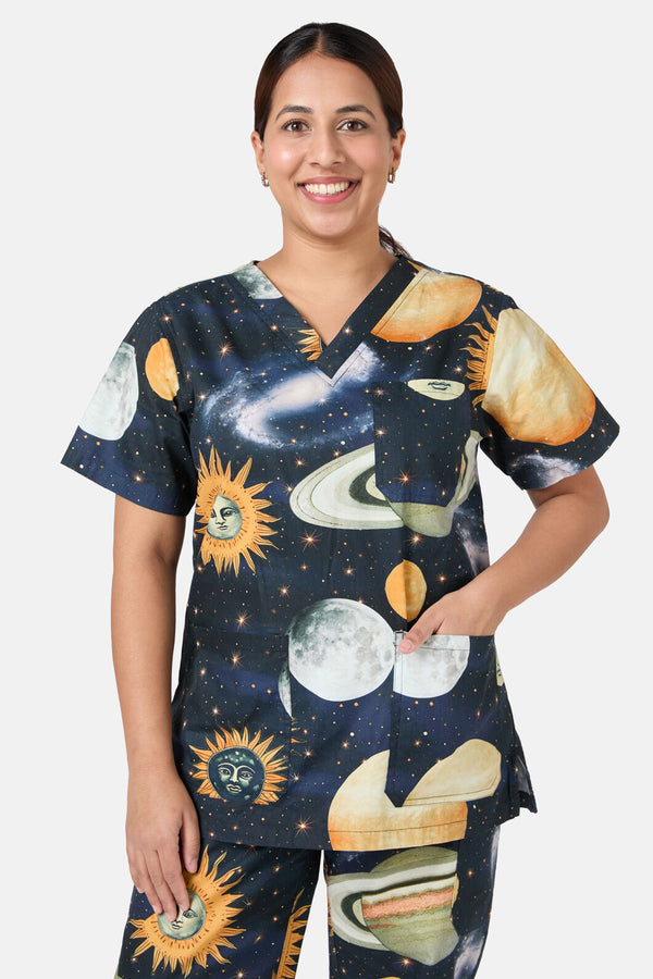 Dangerfield - Celestial Scrub Set - navy