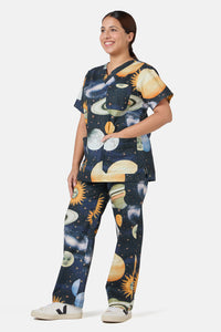 Dangerfield - Celestial Scrub Set - navy