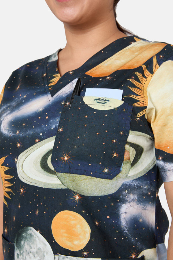 Dangerfield - Celestial Scrub Set - navy