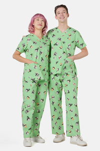 Dangerfield - Nigiri Cat Scrub Set - green