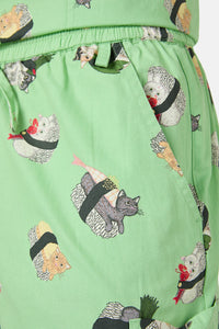 Dangerfield - Nigiri Cat Scrub Set - green