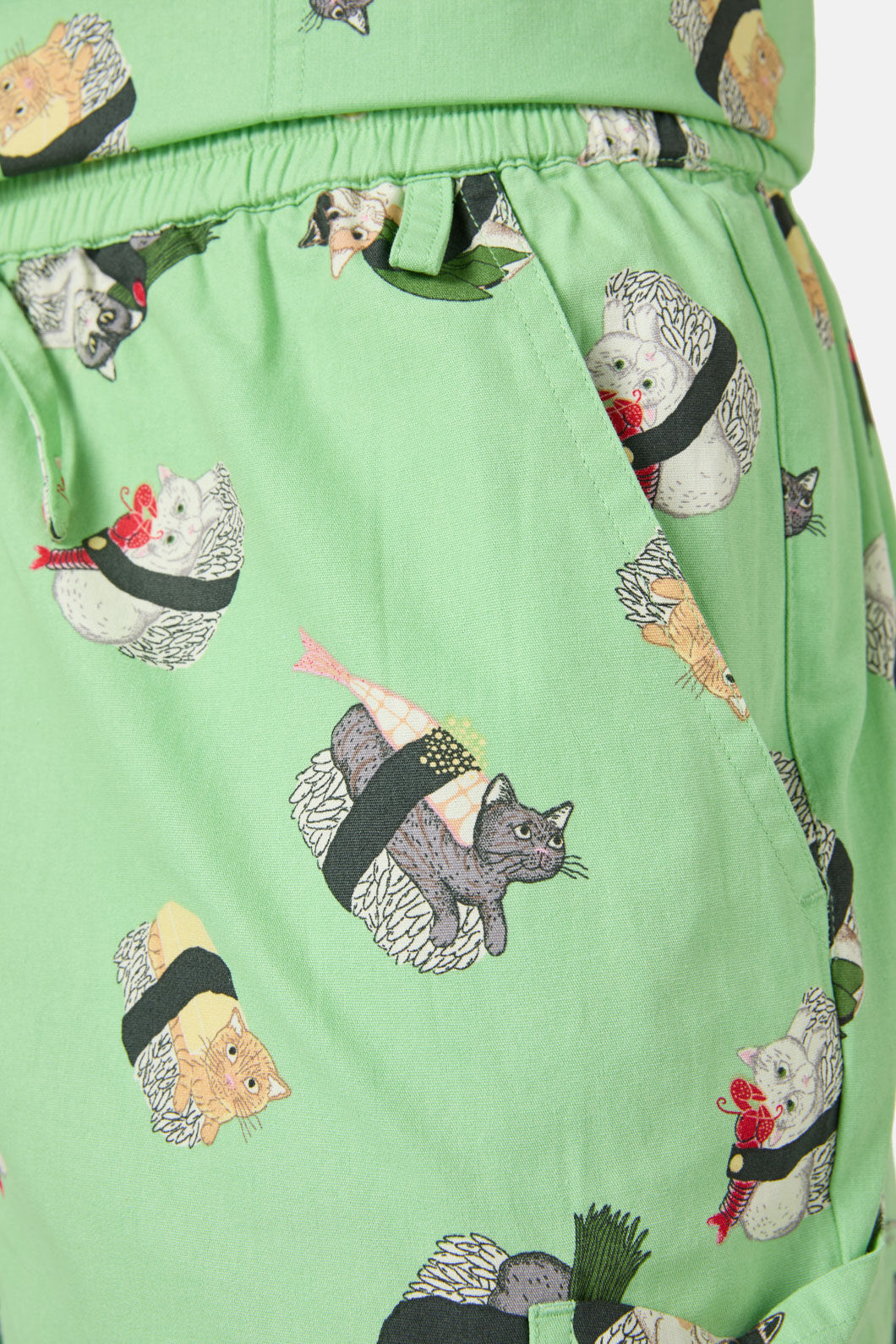 Dangerfield - Nigiri Cat Scrub Set - green