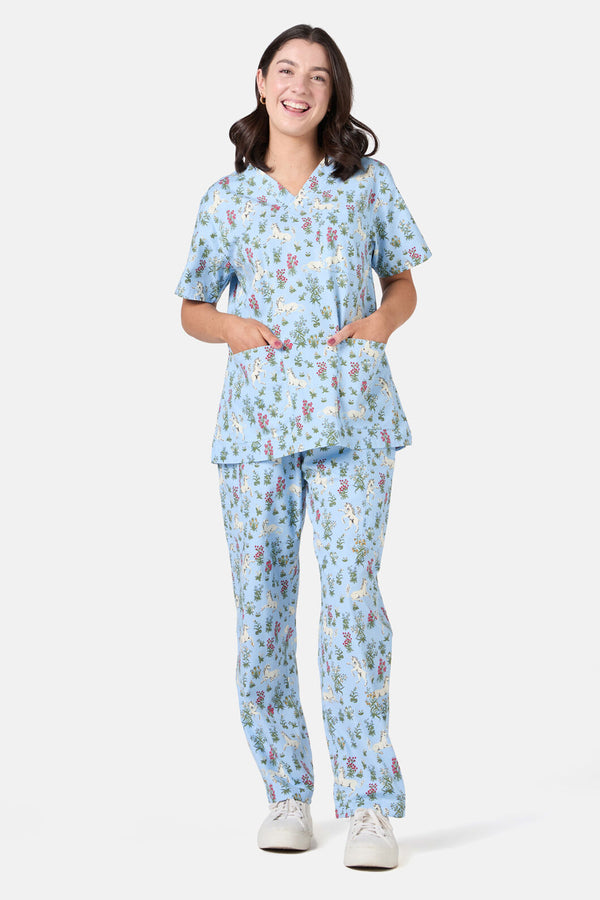 Dangerfield - Blessing Scrub Set - blue